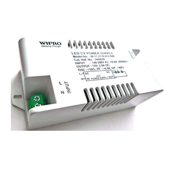 Wipro LED Strip Driver Adapter 12V/2A, H43520 WP1108 - The Light Kart