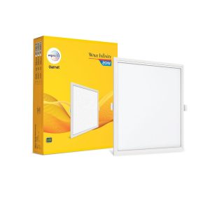WIPRO GARNET 20 WATT WAVE INFINITY PANEL SQUARE 2700K WP1228
