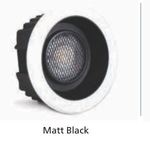 PHILIPS IP44 COB DOWN LIGHT WHITE BODY MATT BLACK REFLECTOR 12 WATT 4K NEUTRAL WHITE LIGHT PH1624