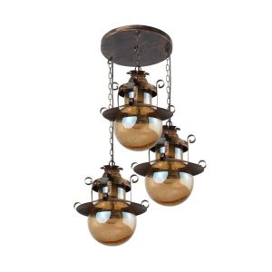 Wrought Iron Rustic Finish Pendent