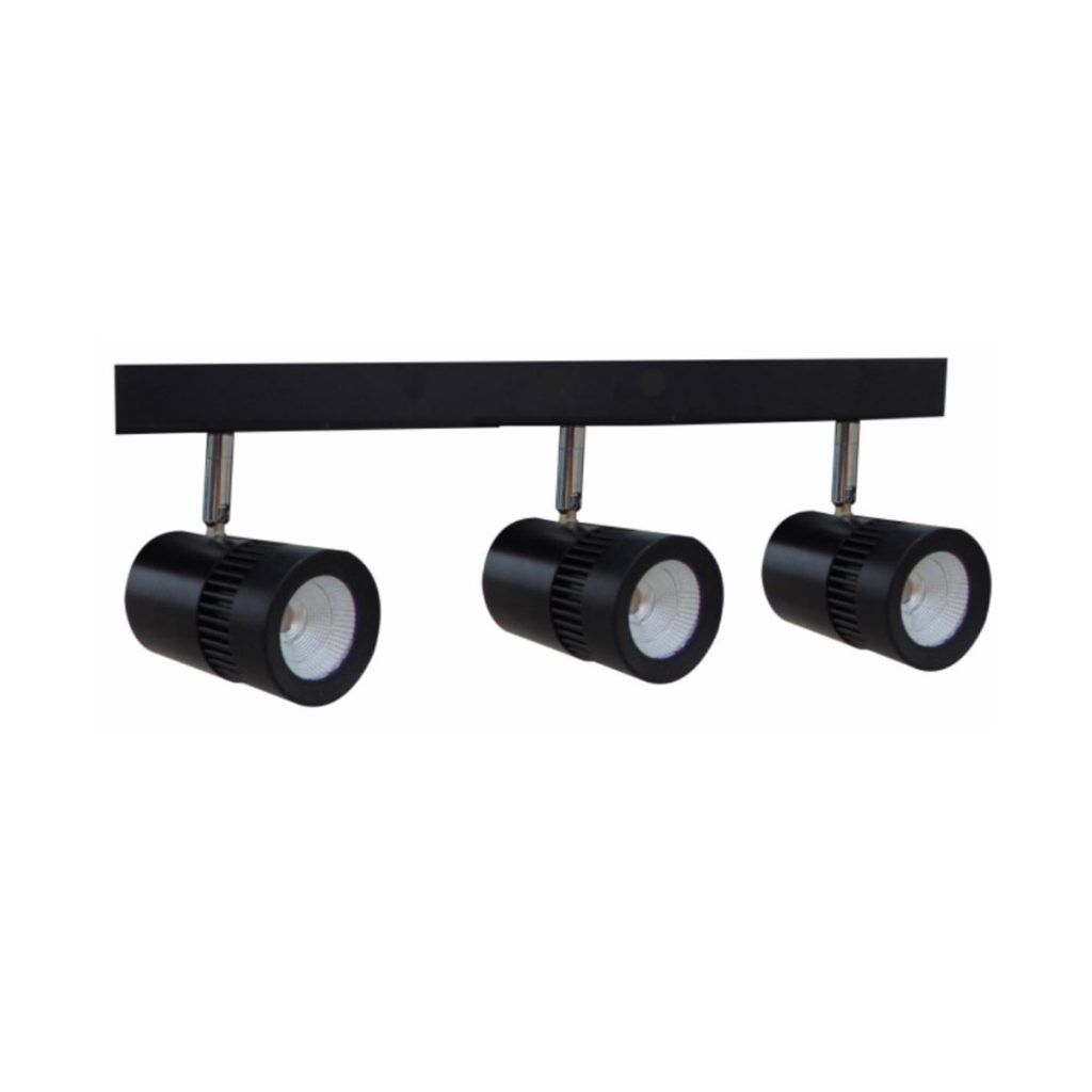 The Light Kart LEARC aluminium black finish tripple spot light bar 10