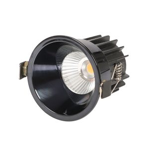 LEARC aluminium gun black 12 watt Bridgelux LED down light with Philips or equivalent driver TR1822