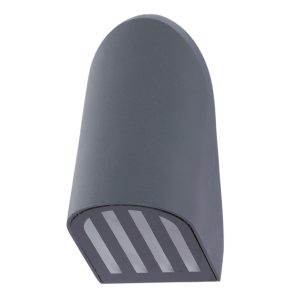 SUPERSCAPE grey finish 3 watt one way exterior wall Light with CREE LED and IP65 driver 3K EP7159-3K