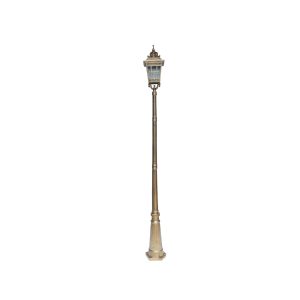 SUPERSCAPE aluminium die cast 8 feet E27 garden Pole light black gold SK5347
