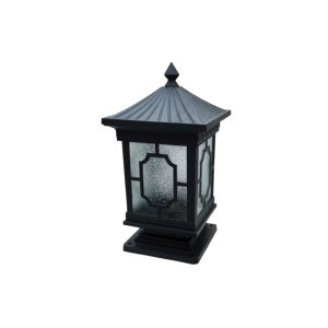 SUPERSCAPE premium aluminium die cast black finish gate light SK5482