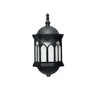 SUPERSCAPE aluminium black finish exterior Wall Light traditional E27 SK5567