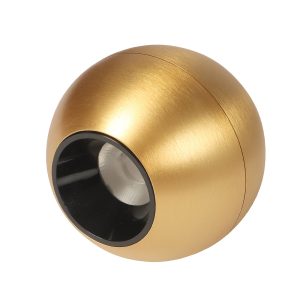 LEARC aluminium premium electroplated antique gold finish 5 watt LED surface light MEM158