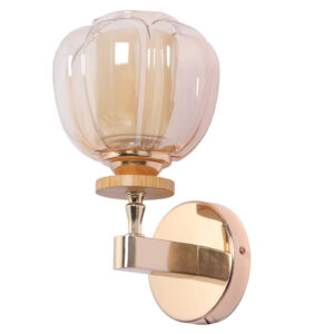 LEARC Designer Lighting Golden Finish Wall Light WL3435
